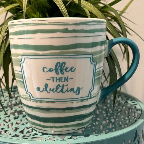 Other - 28oz Beautiful Coffee Mug “Coffee then Adulting”